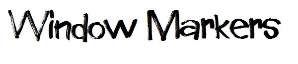 Window Markers字体