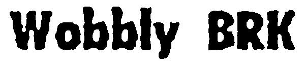 Wobbly BRK字体