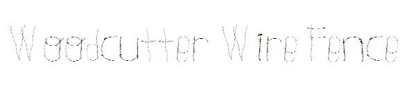 Woodcutter Wire Fence字体