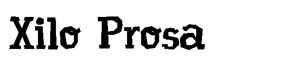 Xilo Prosa字体
