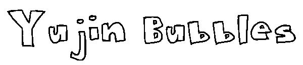 Yujin Bubbles字体