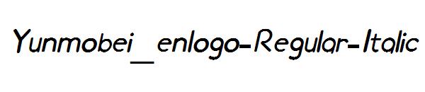Yunmobei_enlogo-Regular-Italic字体