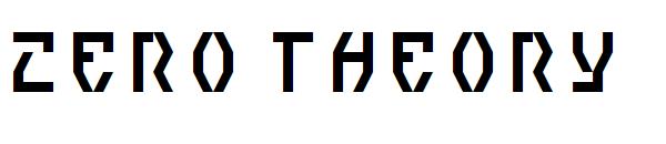 Zero Theory字体