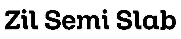 Zil Semi Slab字体