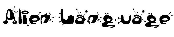 Alien Language字体