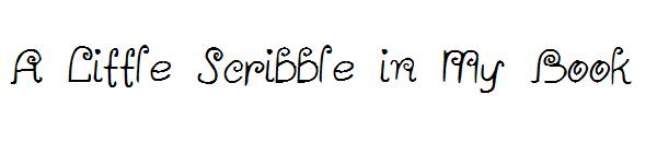 A Little Scribble in My Book字体