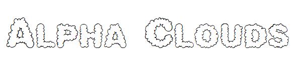 Alpha Clouds字体