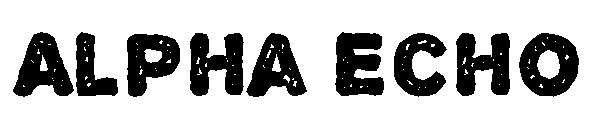 Alpha Echo字体
