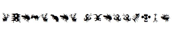 Animalia Scissored字体
