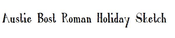 Austie Bost Roman Holiday Sketch字体