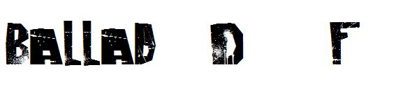 Ballad of Dwight Frye字体