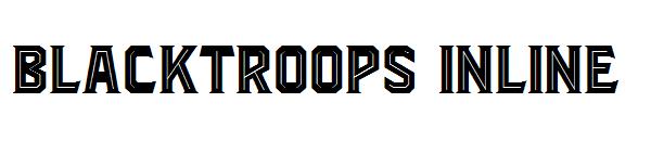 Blacktroops Inline字体