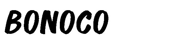Bonoco字体