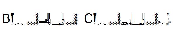 Border Corners字体