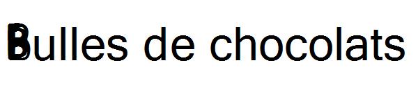 Bulles de chocolats字体