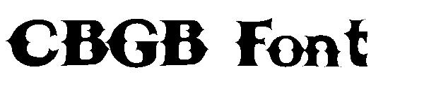 CBGB Font字体