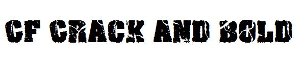 CF Crack and Bold字体