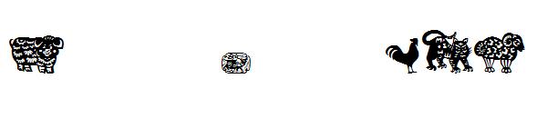Chinese Zodiac TFB字体