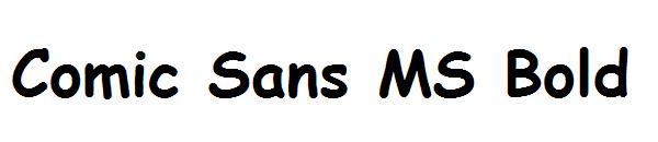 Comic Sans MS Bold字体