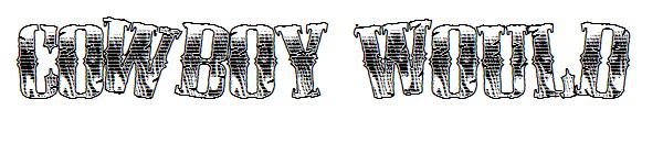 Cowboy Would字体