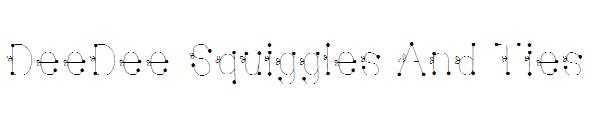 DeeDee Squiggles And Ties字体