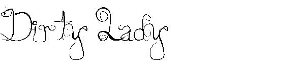 Dirty Lady字体