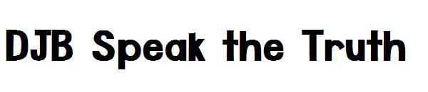 DJB Speak the Truth字体
