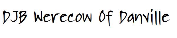 DJB Werecow Of Danville字体