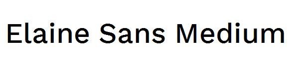 Elaine Sans Medium字体