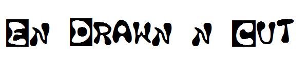 En Drawn n Cut字体