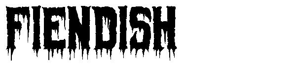 Fiendish字体