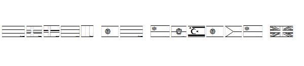 Flags of Europe 2字体