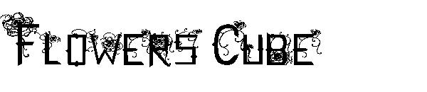 Flowers Cube字体