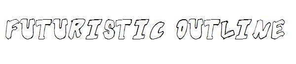 Futuristic Outline字体