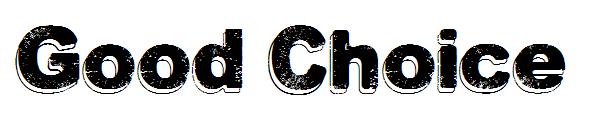 Good Choice字体