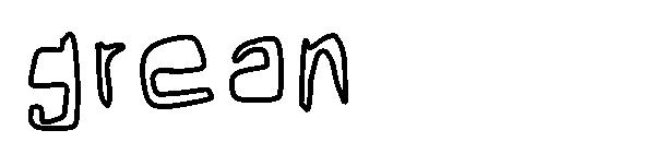 Grean字体