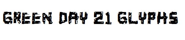 Green Day 21 Glyphs字体