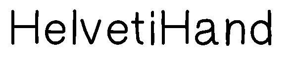 HelvetiHand字体