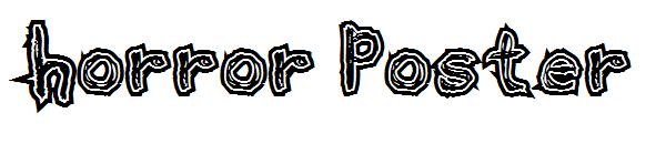 Horror Poster字体