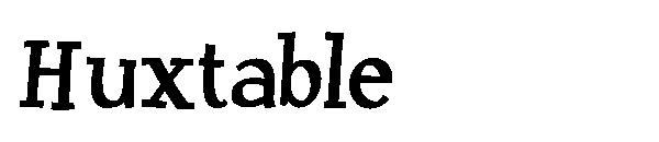 Huxtable字体