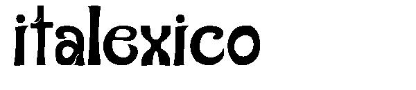 Italexico字体