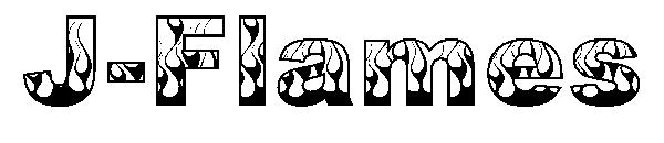 J-Flames字体