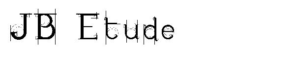 JB Etude字体