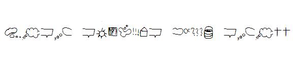 Just symbols and stuff字体