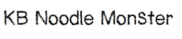 KB Noodle Monster字体