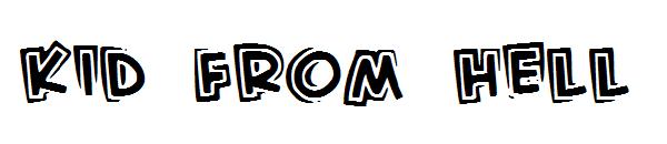 Kid From Hell字体
