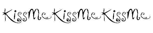 KissMeKissMeKissMe字体