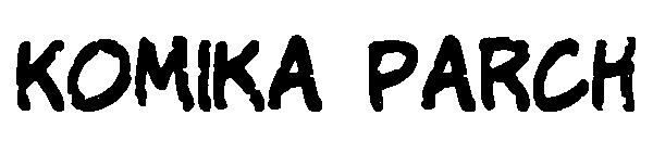 Komika Parch字体