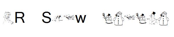 KR Snow People字体