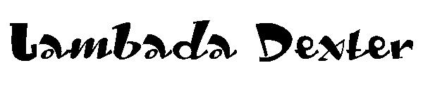Lambada Dexter字体